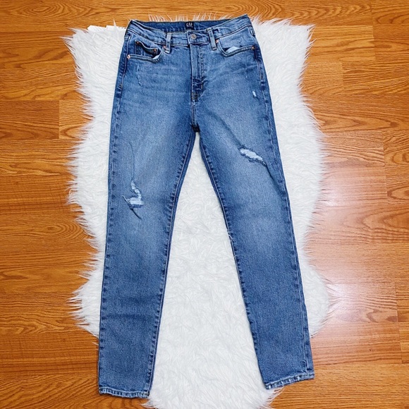 GAP Denim - GAP Medium Wash High Waisted Skinny Jeans